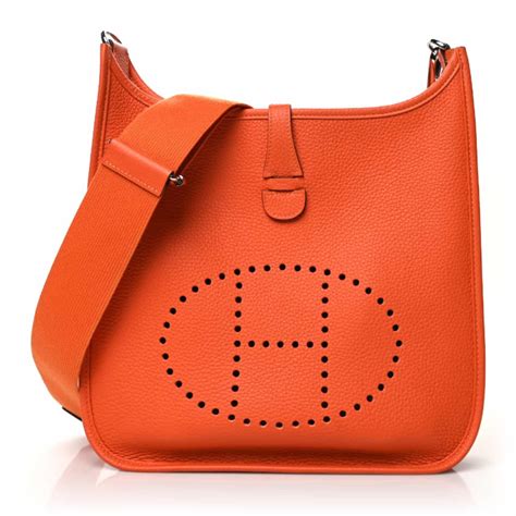 hermes clemence evelyne|hermes evelyne bag price 2022.